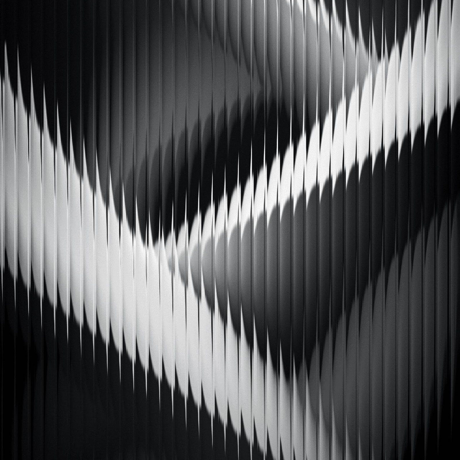Download Monochromatic Abstract Wavy Lines 2K iPhone