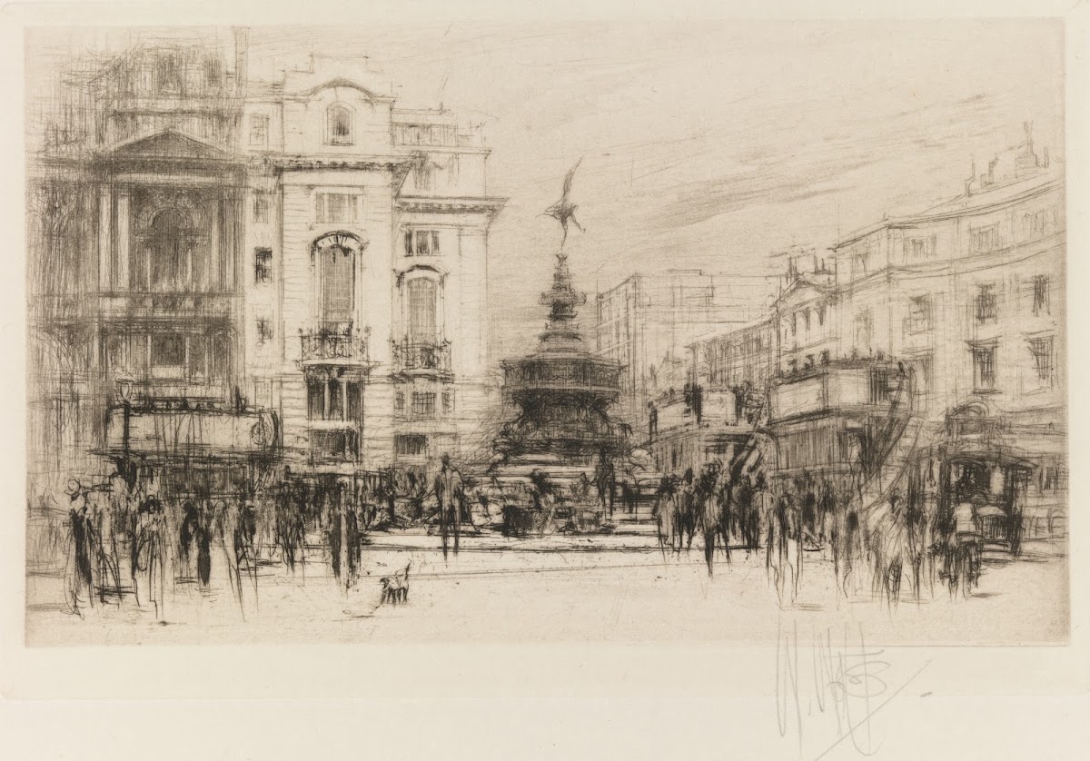 Piccadilly Circus with Criterion Theatre 1924