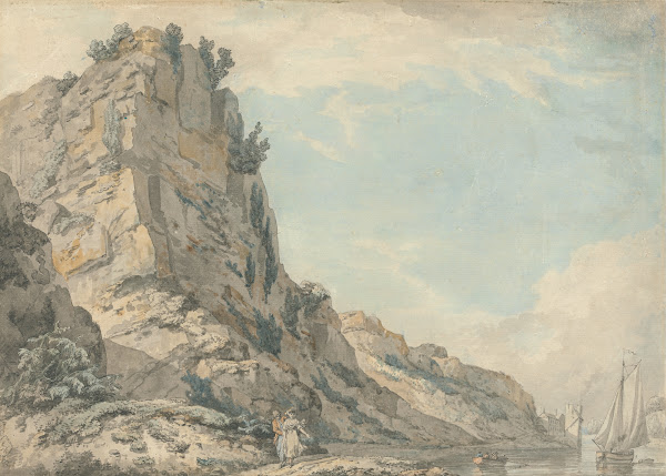 St Vincents Rock Clifton Bristol with Hotwells Spring House in the Distance