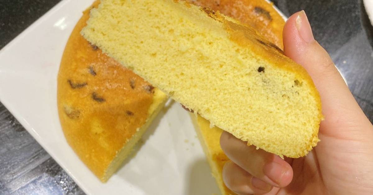 Bánh bông lan cho bé làm bằng nồi cơm điện