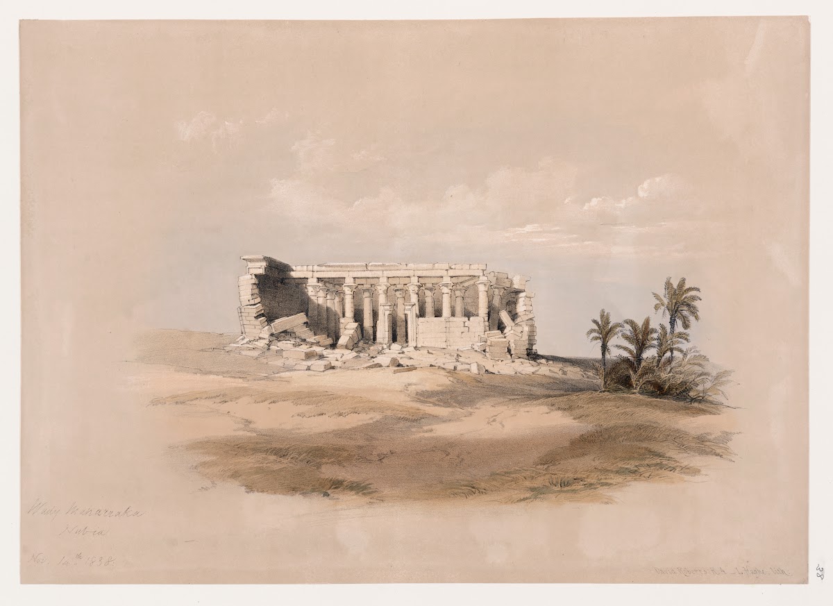 Wady Maharraka Nubia Nov 14th 1838 1846 1849