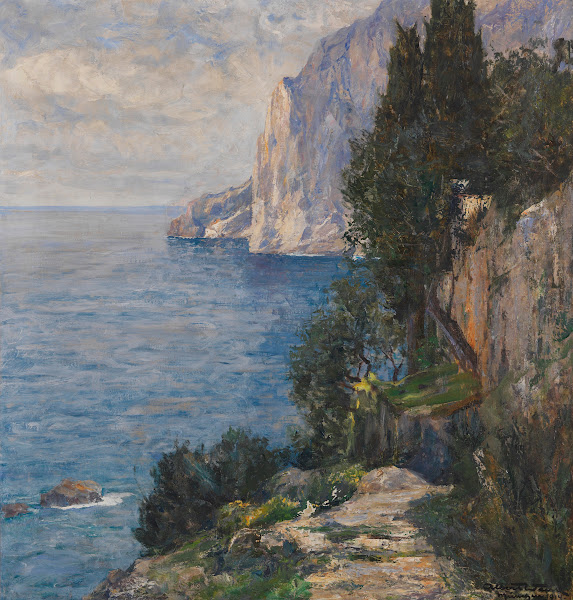 Felsenküste auf Capri 1914