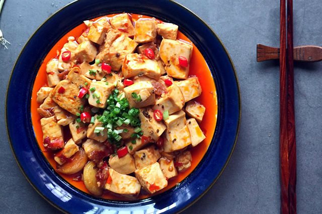 Đậu Hũ Sốt Ớt Cay