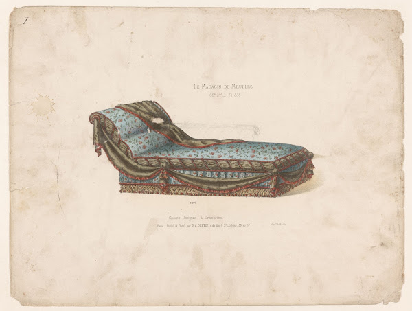Chaise longue à Draperies 1832   1904