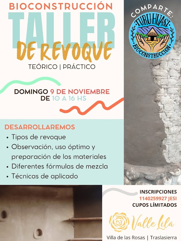Taller de revoques en barro
