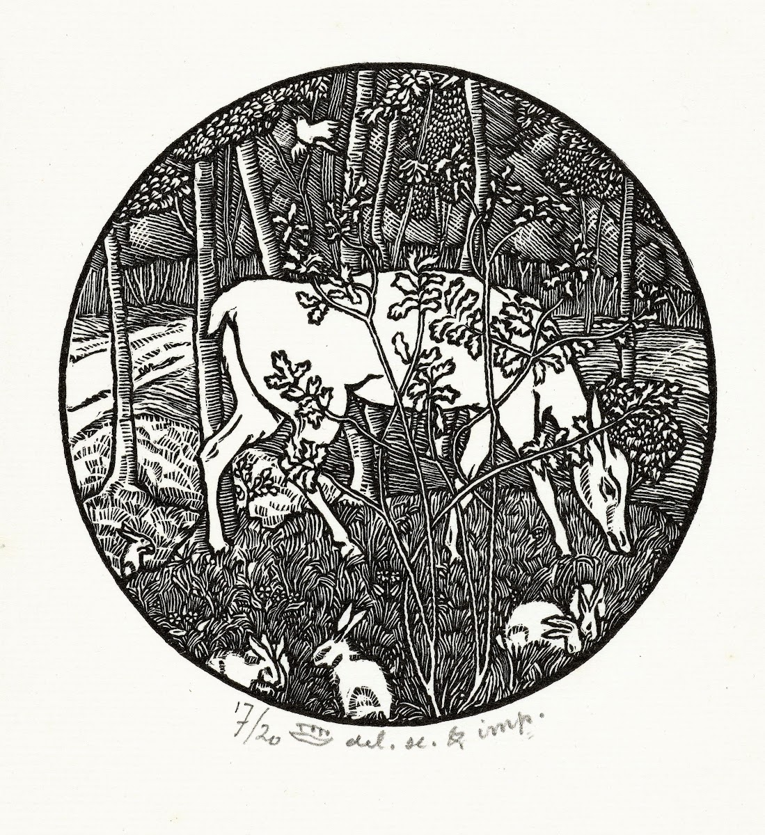 Grazend hert 1899
