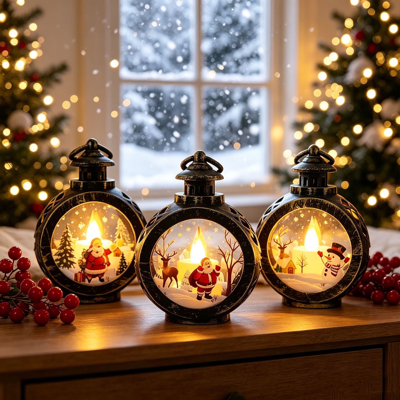 Decorative LED Wind Light Lantern