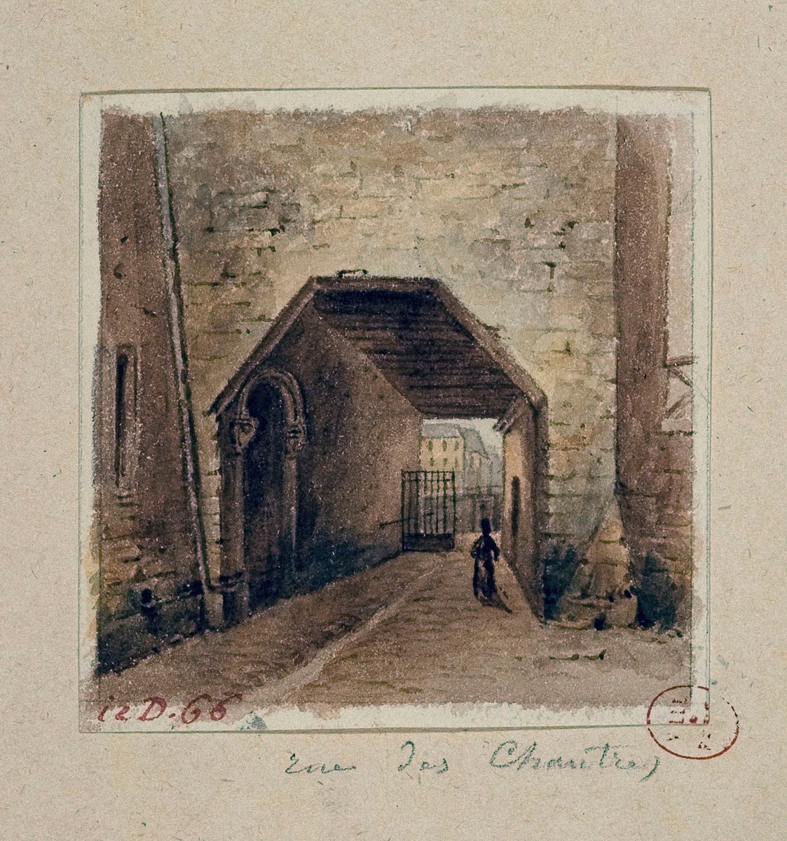 Rue des chantres entre le quai aux fleurs et la rue Chanoinesse 1810