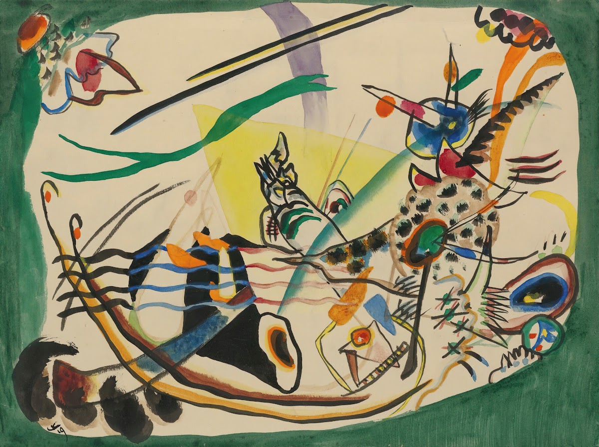 Entwurf Zu grüner Rand Study For green Border 1919