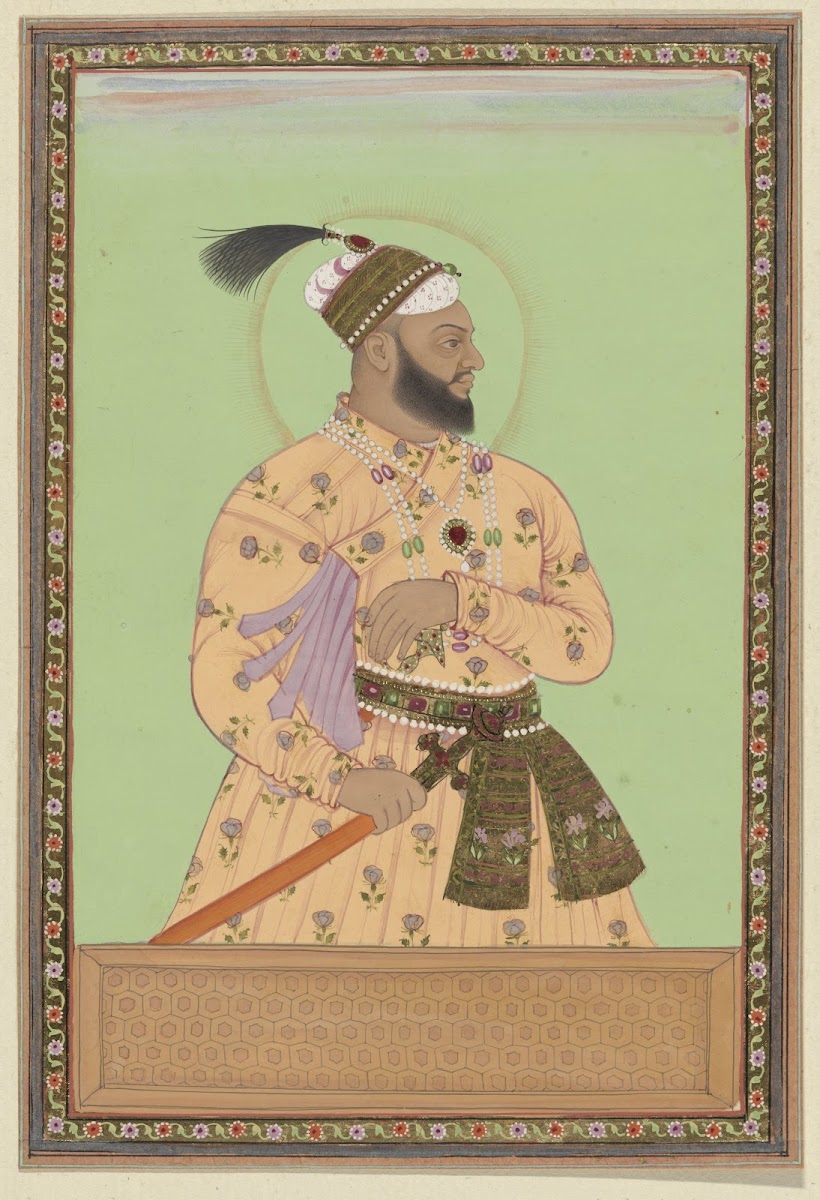 Portret Van Sultanji De Oudste Zoon Van Aurangzeb De Schoonzoon Van Sultan Abdul