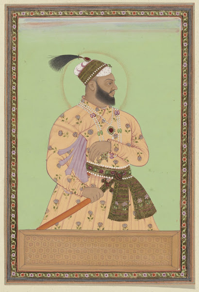 Portret Van Sultanji De Oudste Zoon Van Aurangzeb De Schoonzoon Van Sultan Abdul