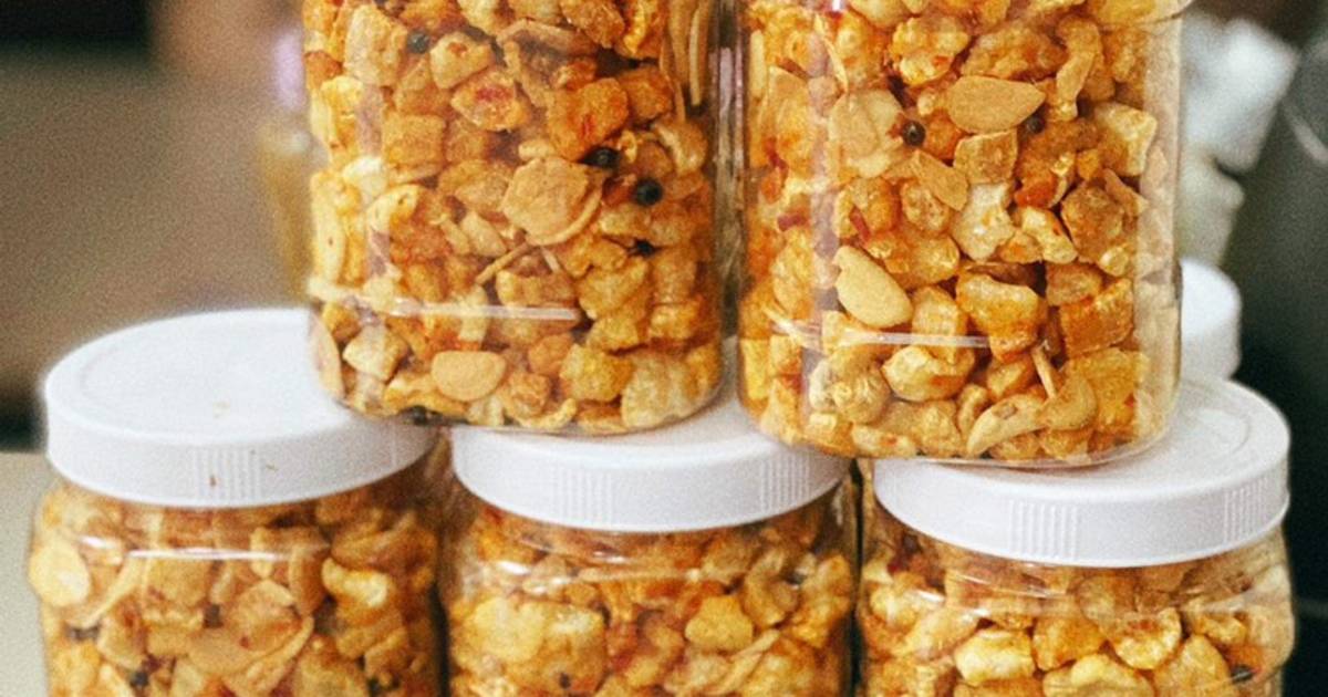 Tóp mỡ da heo xóc mắm tỏi
