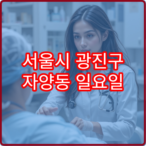 서울시 광진구 자양동 일요일 정신건강의학과 진료 병원 안내 주말 진료 정신과 병원 찾기