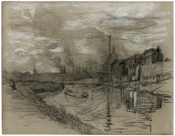Fabrieksterrein langs vaart 1888