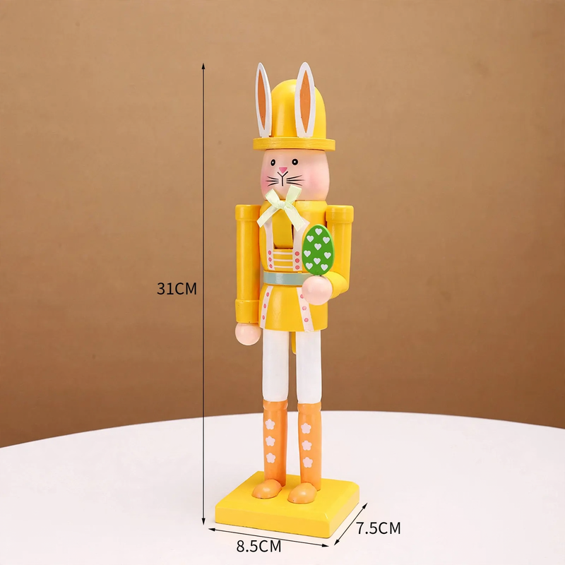 Nussknacker-Figur im modernen Pastell-Design