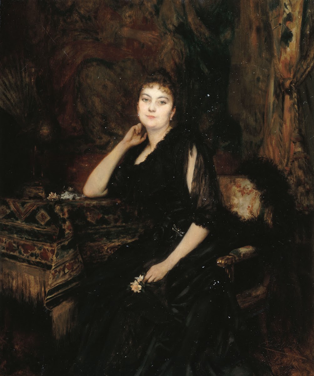 Portrait de Madame Olympe Hériot née Cyprienne Dubernet 1857 1947 1891