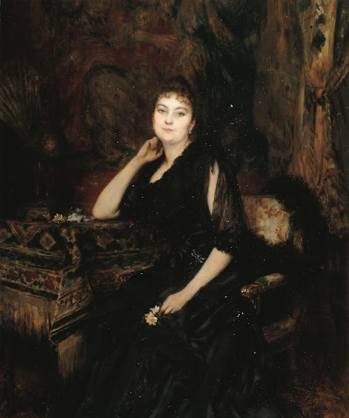 Portrait de Madame Olympe Hériot née Cyprienne Dubernet 1857 1947 1891