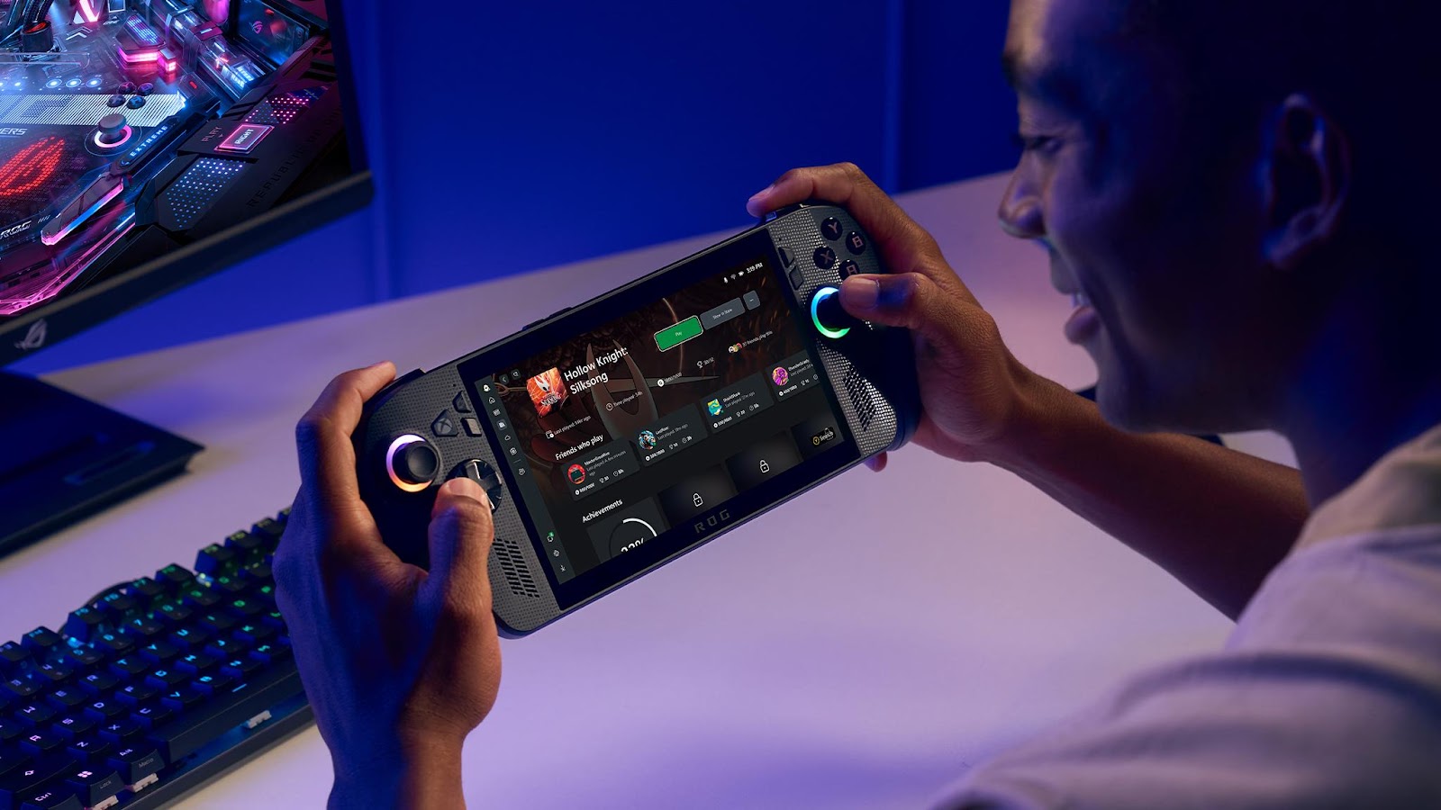 A person holding a video game console    AI-generated content may be incorrect.