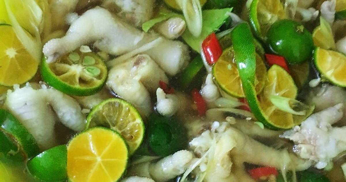 Chân gà ngâm sả tắc