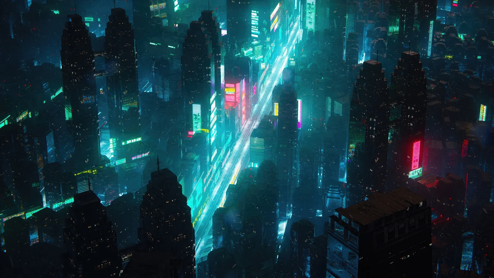 Disconnected City 4K Desktop Wallpaper Background [3840x2160] Free Download