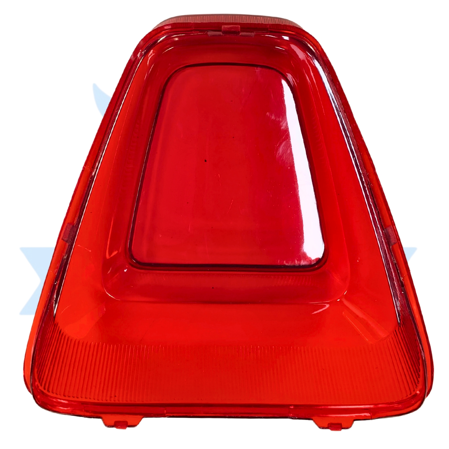 RED GLASS SQUARE VSPA E6 (42a0)