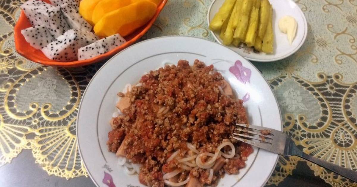 Bún khô đổi bữa cho bé