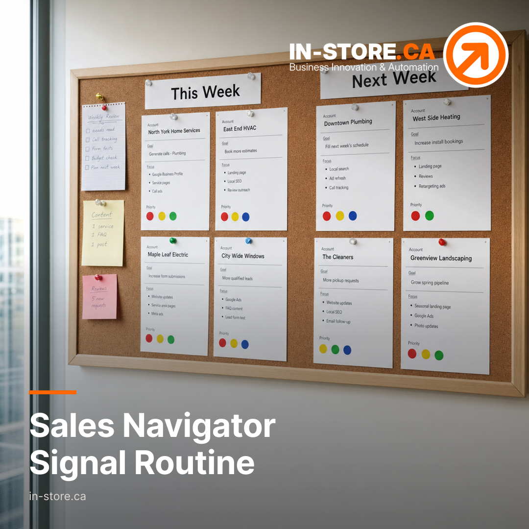 A Weekly Sales Navigator Routine For CRM Tasks And Pipeline Tracking