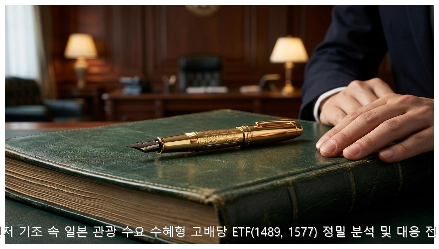 일본 고배당 ETF 1489 분석 및 엔저 활용 전략 핵심 안내 및 분석 인포그래픽 (5)