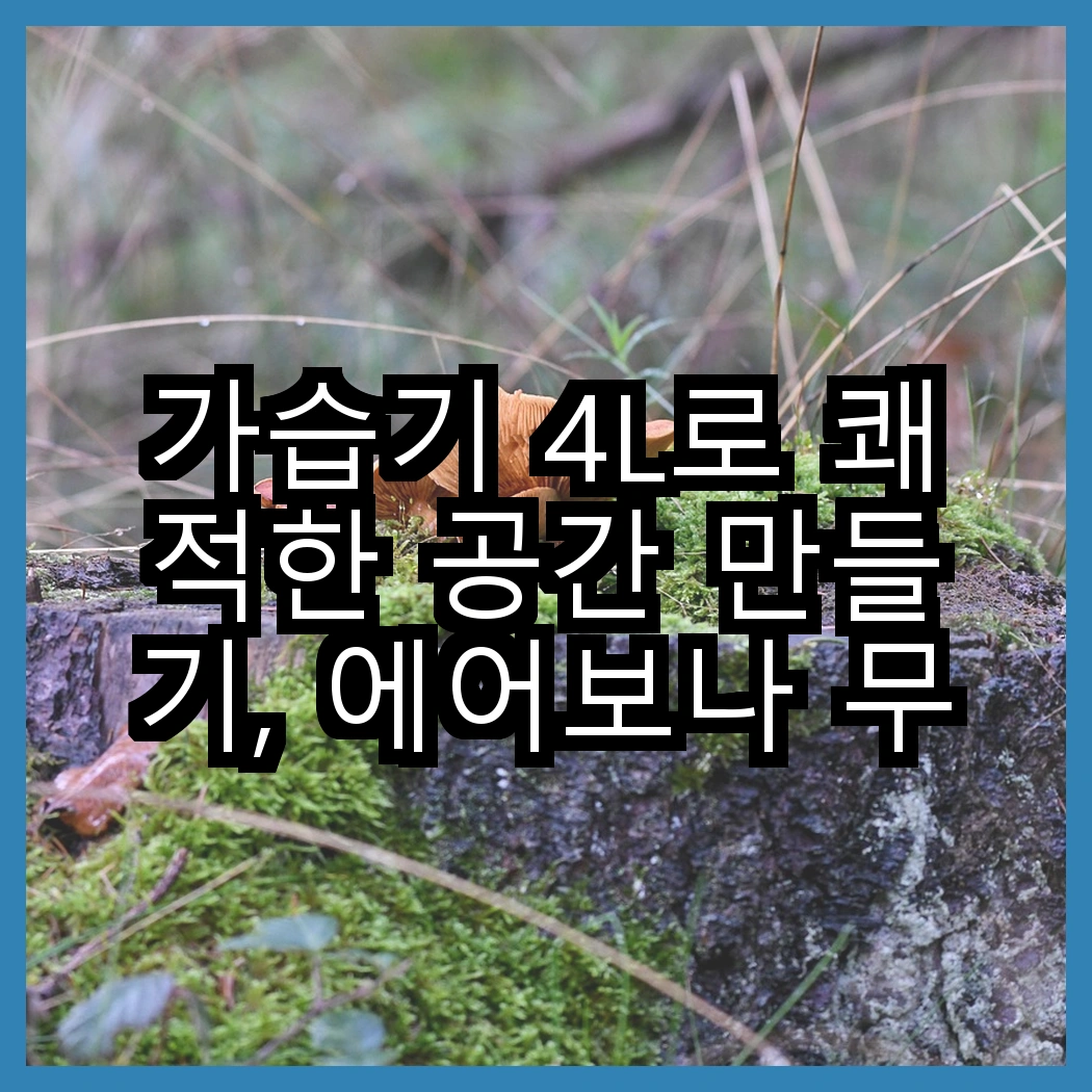 가습기 4L로 쾌적한 공간 만들기, 에어보나 무드등 대용량 초음파 가습기와 홈플래닛 초음파 가습기 비교, 어떤 선택이 더 좋을까? 썸네일