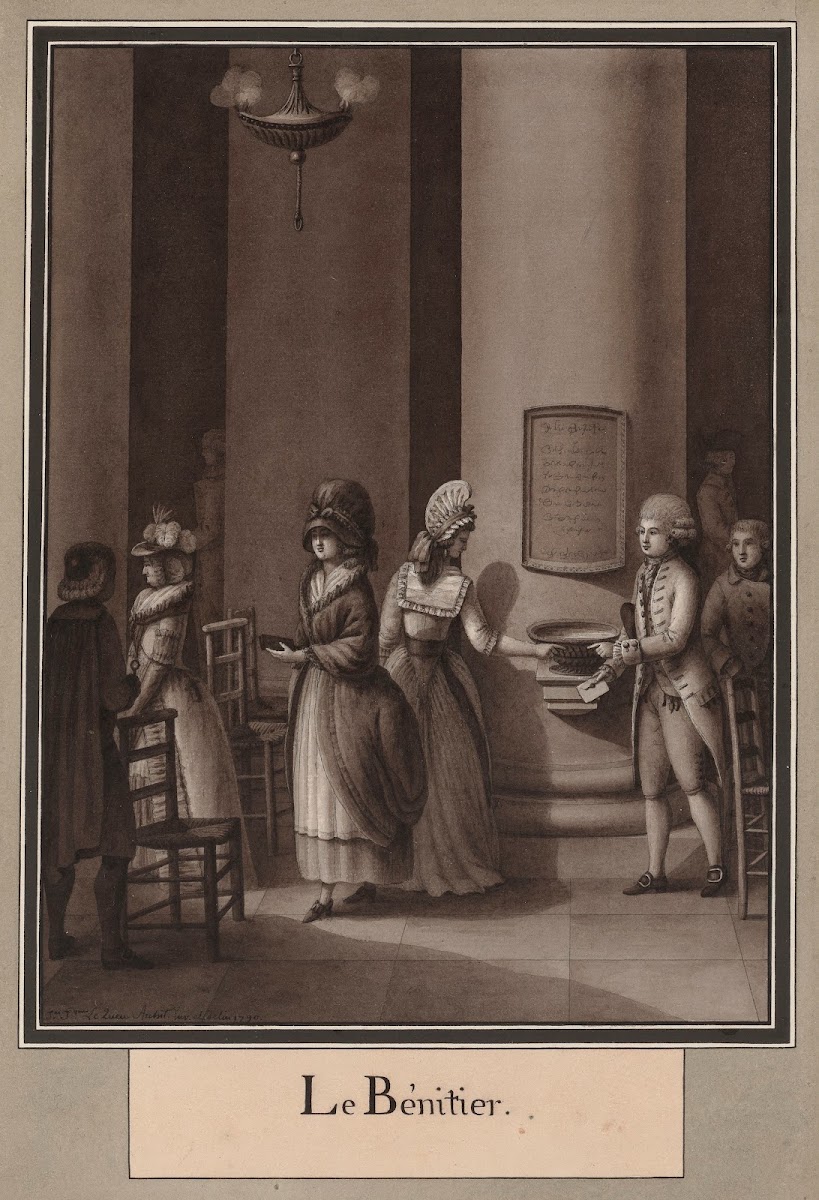 Le bénitier 1790