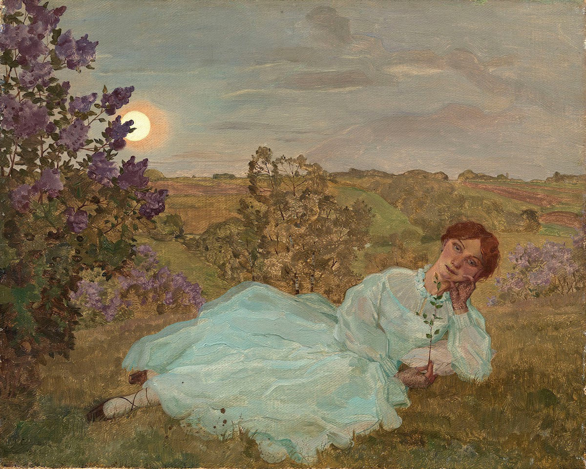 Repose At Sunset 1922