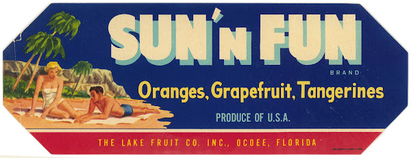 Sun Child Florida Citrus Label 1930 1950