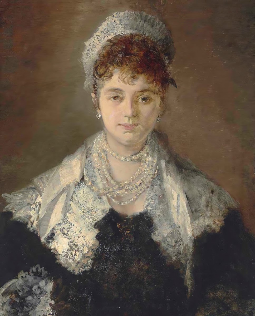 Portrait Of A Lady Possibly Johanna Hanna Elisabeth Maria Von Klinkosch Princess