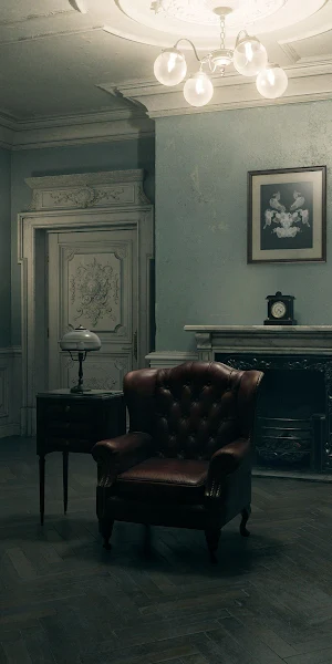 Interior Design, Antique Room, Classic Furniture, Vintage Style 4K Wallpaper Background