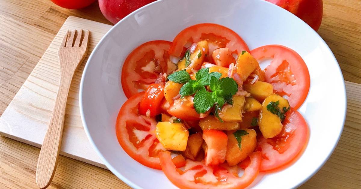 🌱 Salad Mùa Hè - Cà Chua Xuân Đào Sốt Balsamic