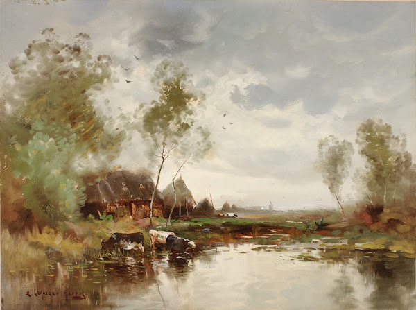 Landscape With Windmill