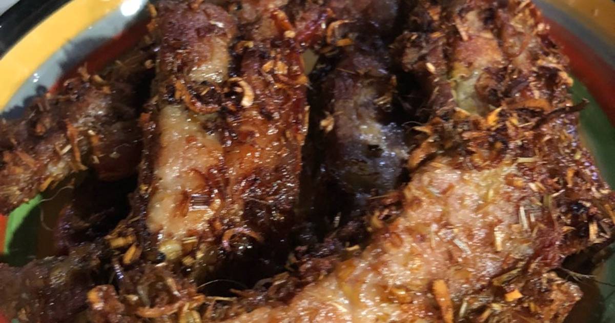 Ba rọi nướng sả Ót