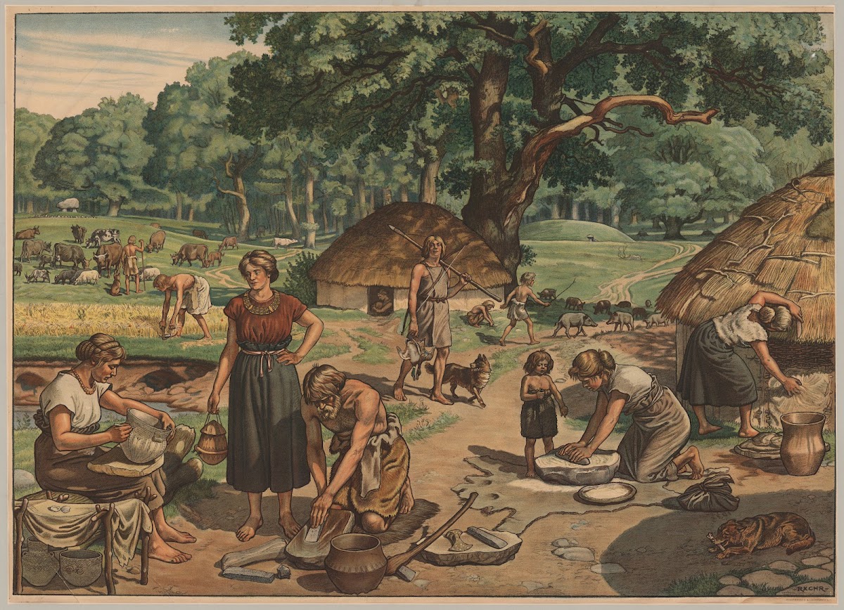 Settlement from the Neolithic Age 1907