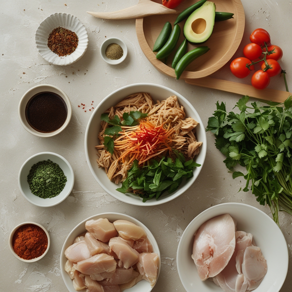 Ingredients for Bang Bang Chicken Bowl: A Beginner-Friendly Flavor Bomb That's Quick & Easy