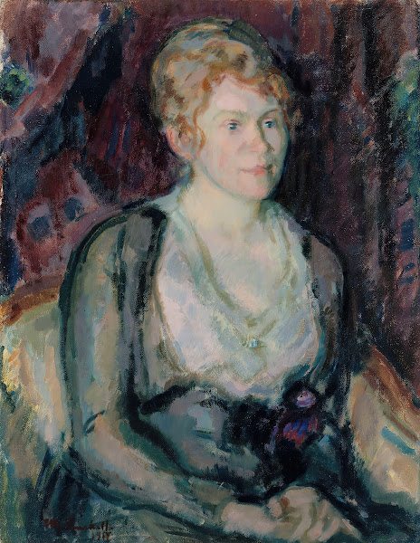 Portrait of Mrs Agda Vilén 1917