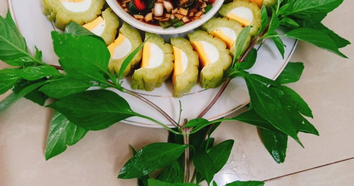 Khổ qua hấp trứng