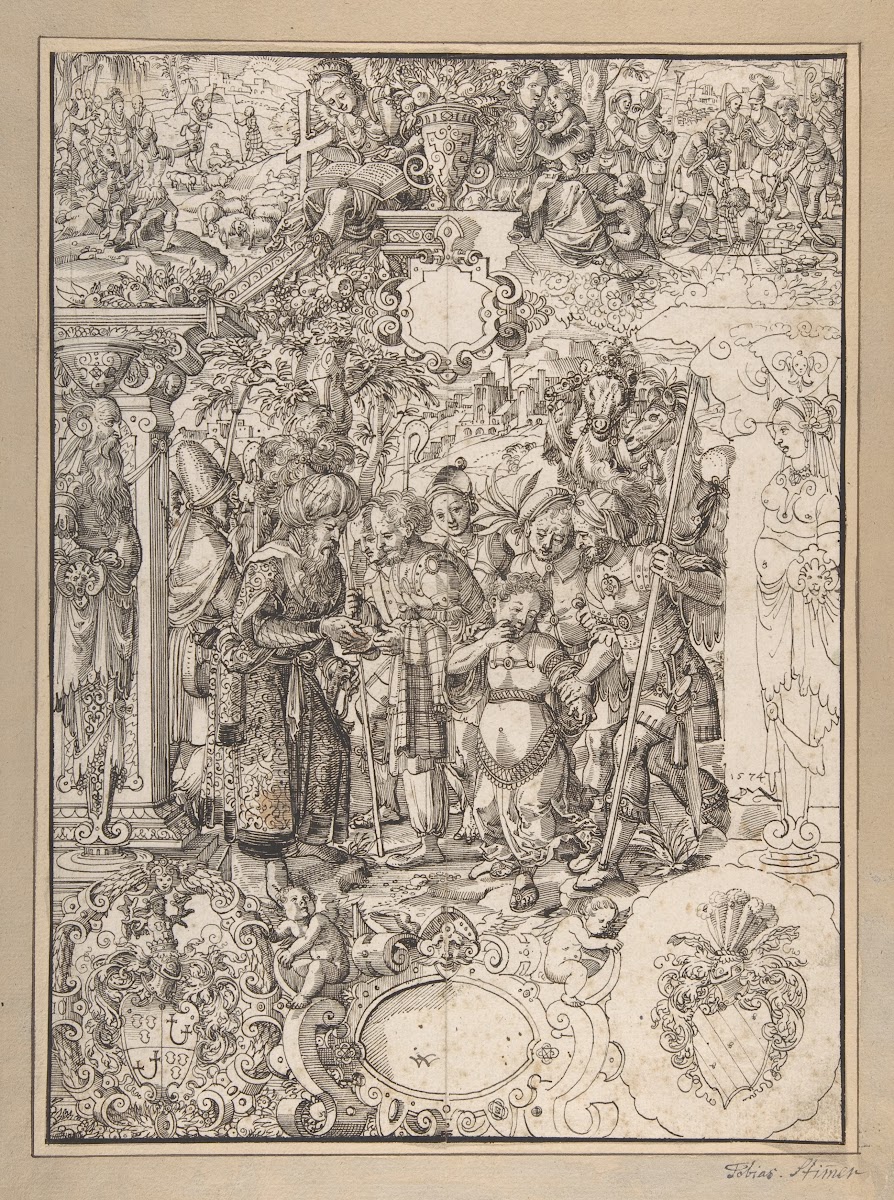 Joseph Sold by His Brothers into Egypt 1574