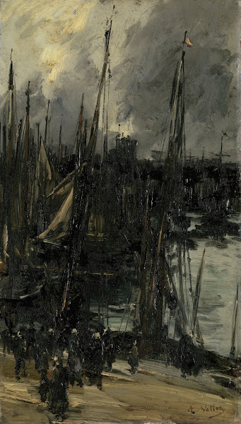 Harbour view in Dunkerque 1880   1900
