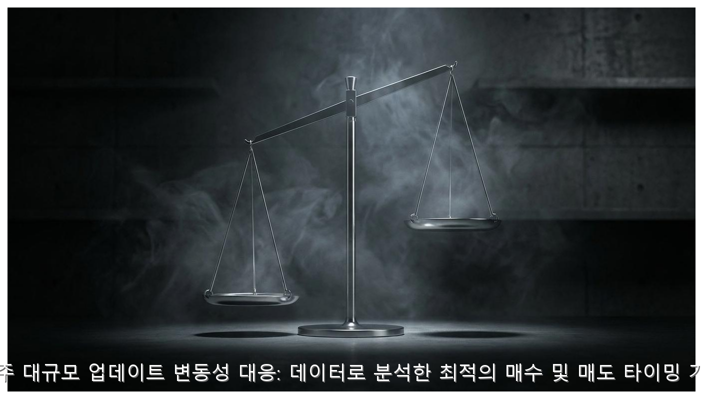 게임주 대규모 업데이트 변동성 대응: 데이터로 분석한 최적의 매수 및 매도 타이밍 가이드 핵심 안내 및 분석 인포그래픽 (5)