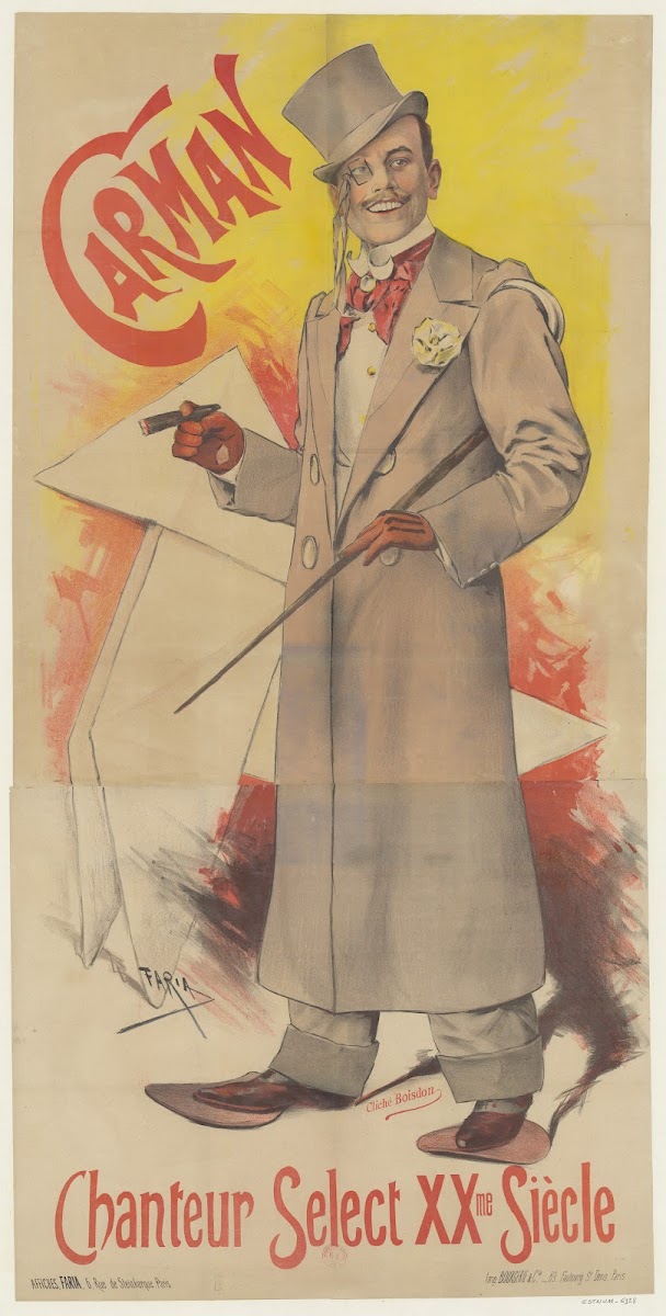 Carman chanteur sélect XXme siècle 1895