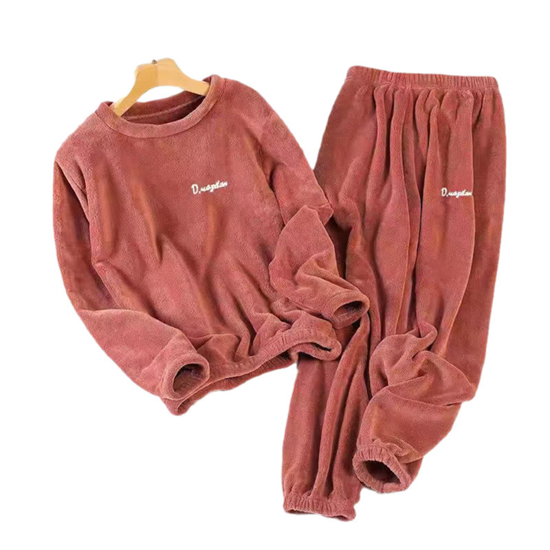 Warm coral fleece house suit, Unisex, for cold days