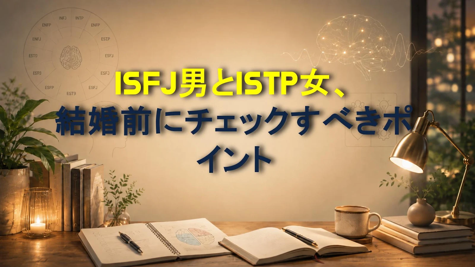 ISFJ男とISTP女、結婚前にチェックすべきポイント