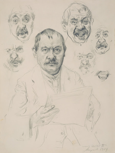 Studien zu einem Selbstbildnis 1909