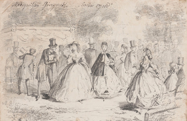 Society in the Saski Garden 1867