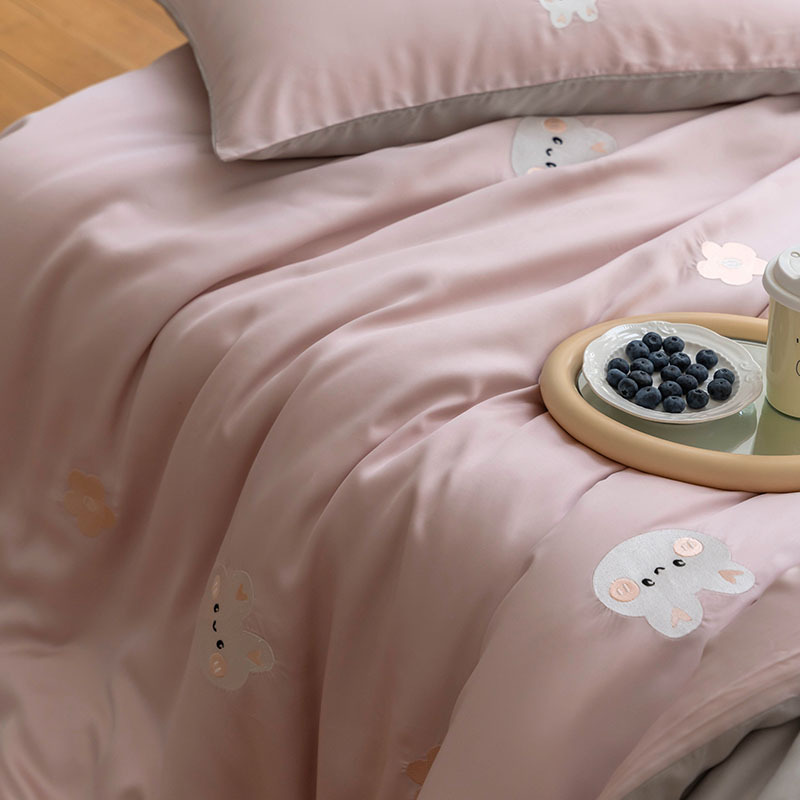 Bedding set, 4 pieces, Lyocell, animal motif